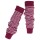 Stulpen/Beinlinge 100% Wolle beere/rosa