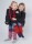 Stulpen/Beinlinge 100% Wolle beere/rosa