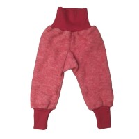 Cosilana Baby-Hose Wollfleece rot meliert