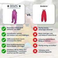Babybuddy Regenhose mit Fu&szlig; gelb