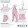 Babybuddy Regenhose mit Fuß rosa