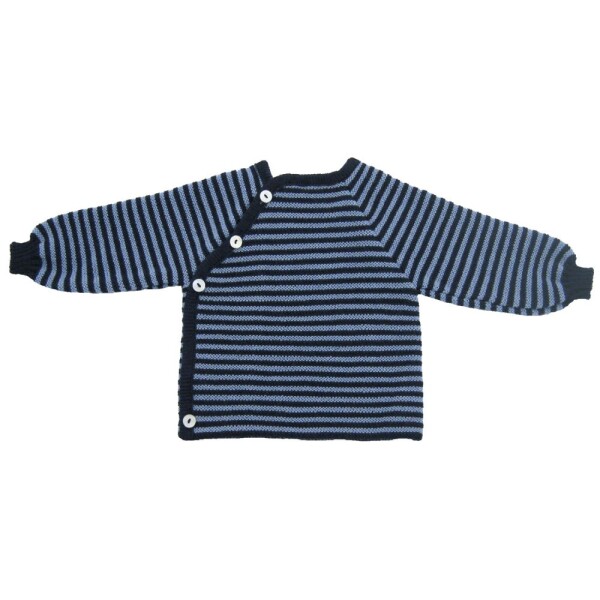 Schlüttli Wolle marine/hellblau