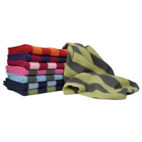 Wickeldecke 80x90cm Wolle beere-rosa