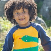 Jake Shirt lang Gold/Snake - 110/116