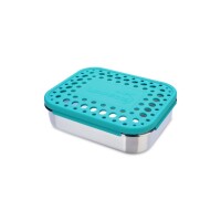 LunchBots Trio Dots aqua