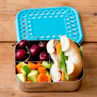LunchBots Trio Dots aqua