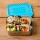 LunchBots Trio Dots aqua