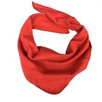 Dreieckstuch Wolle/Seide rot