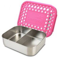 LunchBots Duo Dots pink
