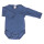 Body Langarm Wolle/Seide blau