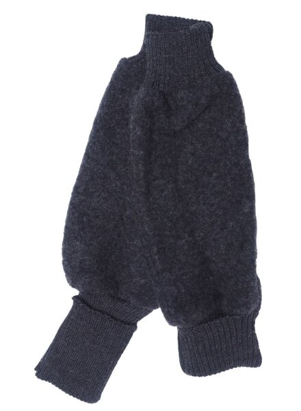 Wollfleece-Beinstulpen anthrazit