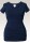 Still-Shirt mit seitlicher Raffung Navy