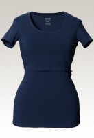 Still-Shirt kurzarm Navy