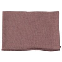 Schlauchschal Wolle/Seide uni mauve - 1