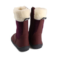 Hermelin Winterstiefel Wolle dunkelrot - 25