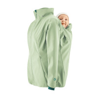 Softshell Tragejacke Allrounder gr&uuml;n - S