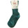 Grobstricksocke Wolle petrol - 25-26