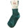 Grobstricksocke Wolle petrol - 31-32