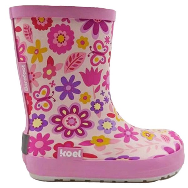 Gummistiefel Barefoot fuchsia flowers - 28