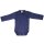 Wickelbody Wolle Seide marine - 62/68