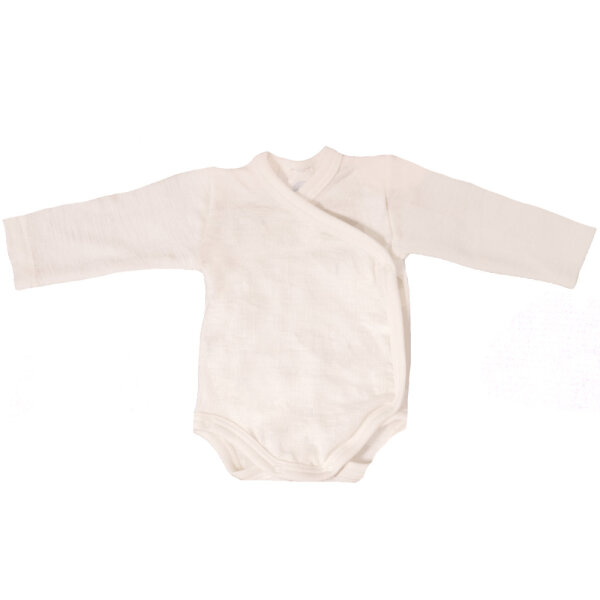 Wickelbody Wolle Seide natur - 50/56