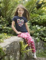 Praa T-Shirt Blumen navy
