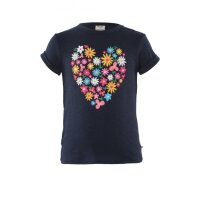 Praa T-Shirt Blumen navy