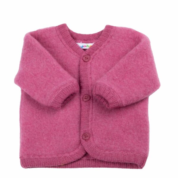 Jacke Wollfleece Himbeere - 86/92