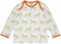 Shirt lang Zebras avocado - 98/104