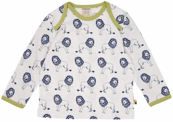 Shirt lang Löwen ultramarin - 122/128