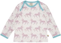 Shirt lang Zebras aster - 122/128