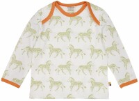 Shirt lang Zebras avocado - 74/80