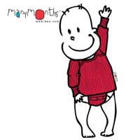 Manymonths Body/Shirt Merino Raspberry Red