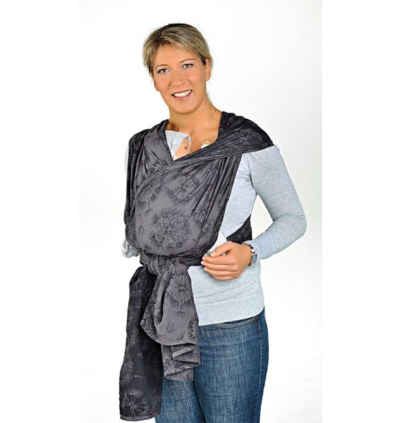 Jacquard-Tragetuch Chicago schwarz