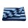 Wickeldecke 80x90cm Baumwolle marine-hellblau