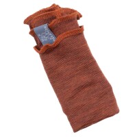 Stulpen Wolle/Seide red wood - 1
