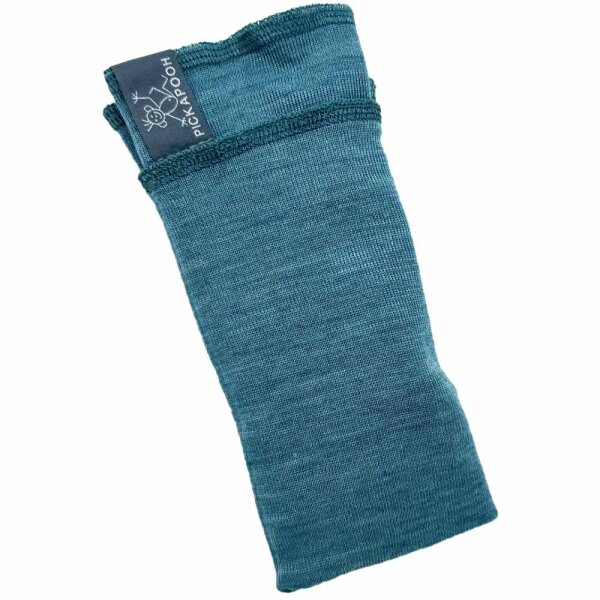 Stulpen Wolle/Seide sea green - 2