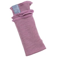 Stulpen Wolle/Seide alt ros&eacute; - 2