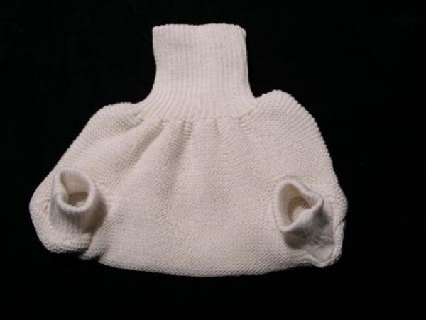 Wollhose einfach gestrickt