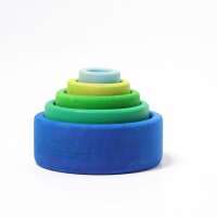 Sch&auml;lchensatz ozeanblau