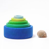 Sch&auml;lchensatz ozeanblau