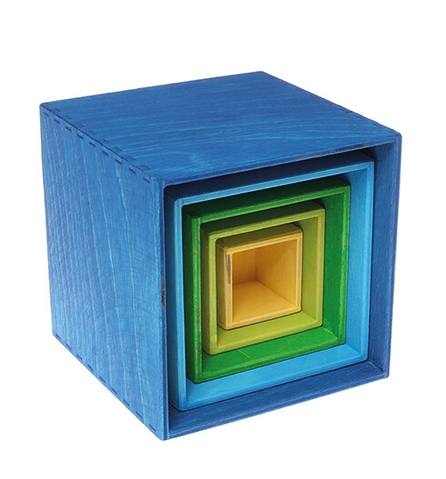 Kleiner Kistensatz blau