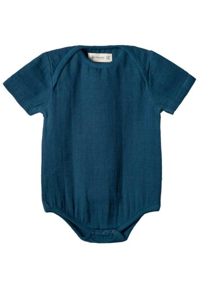 Body Musselin petrol-blue - 62/68