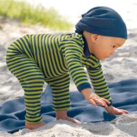 Leggings Wolle/Seide ocean-kiwi