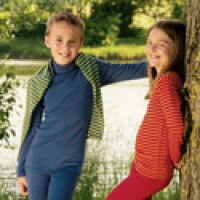 Leggings Wolle/Seide ocean