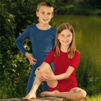 Leggings Wolle/Seide ocean