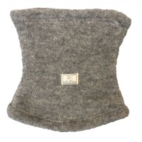 Schlupfschal Wollfleece grau