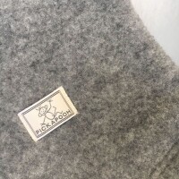 Schlupfschal Wollfleece grau