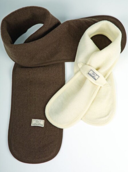 Schal Wollfleece natur