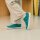 Barfuß Sneaker Joy Turquoise & White - 25